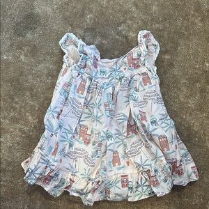 Janie and Jack Cityscape Ruffle Top